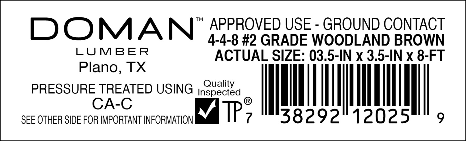 4-4-8 #2 GRADE WOODLAND BROWN - 12025-9 - 2000 PER ROLL - 22,000 MINIMUM