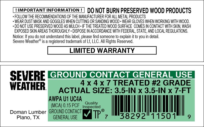 MCA SEVERE WEATHER GROUND CONTACT TAGS