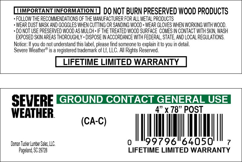 SEVERE WEATHER CA-C GROUND CONTACT PERF