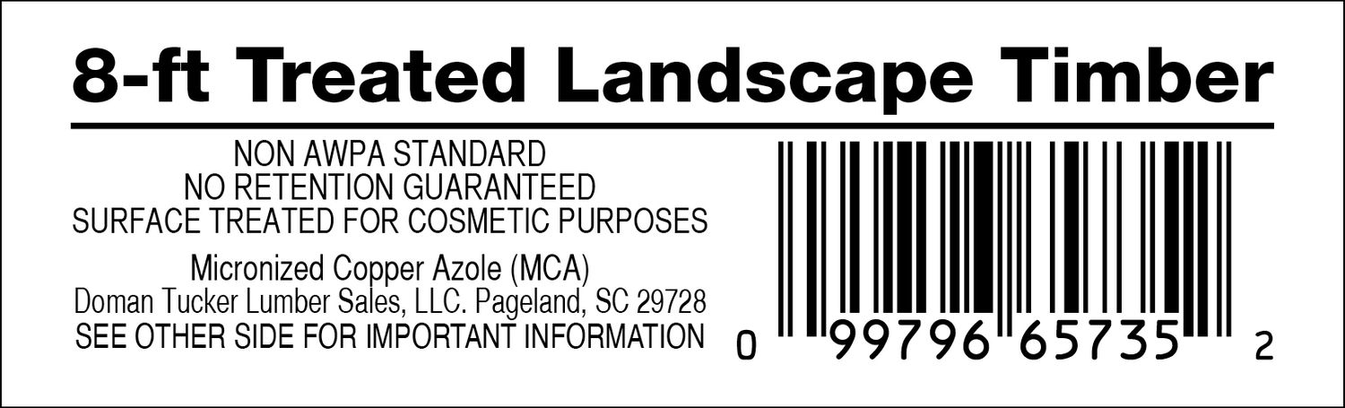 8-ft Treated Landscape - 65735-2 - 2000 PER ROLL - 22,000 MINIMUM