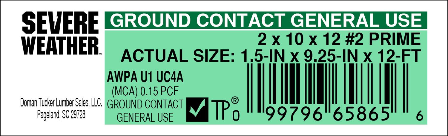 2 x 10 x 12 #2 PRIME - 65865-6 - 2000 PER ROLL - 22,000 MINIMUM