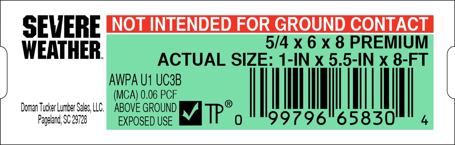 5/4 x 6 x 8 PREMIUM - 65830-4 - 2000 PER ROLL - 20,000 MINIMUM