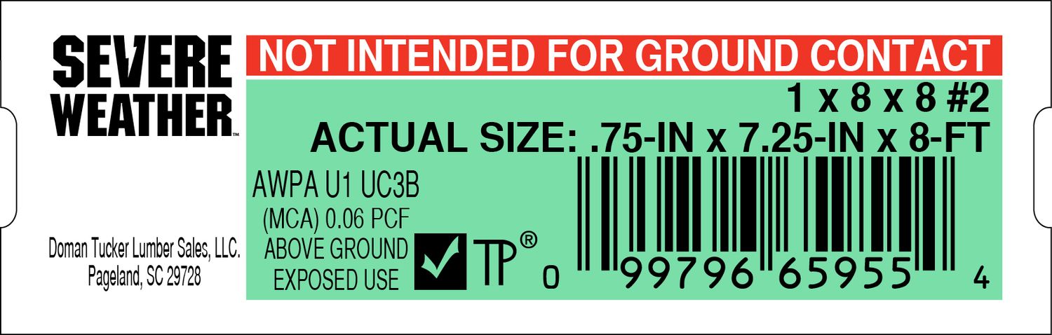 1 x 8 x 8 #2 - 65955-4 - 2000 PER ROLL - 20,000 MINIMUM