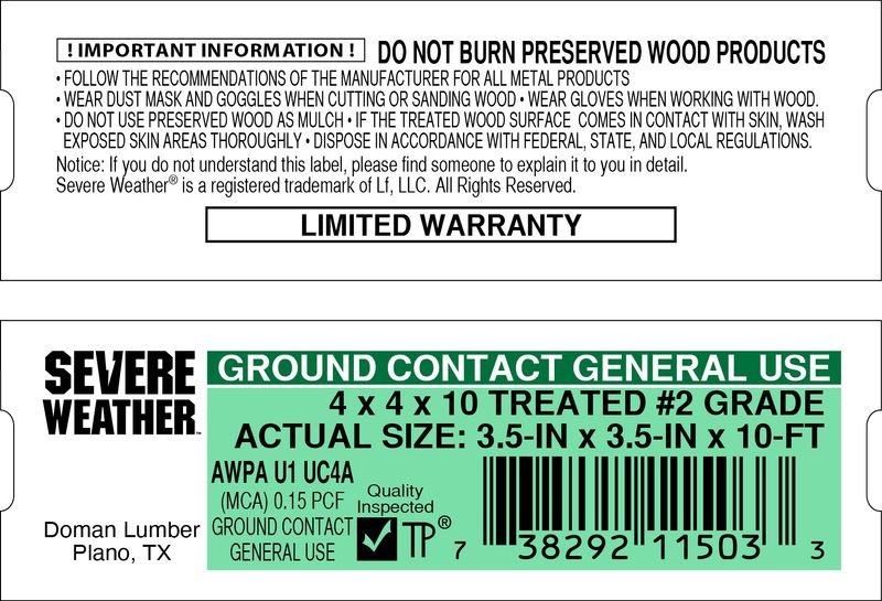MCA SEVERE WEATHER GROUND CONTACT TAGS SLOTTED
