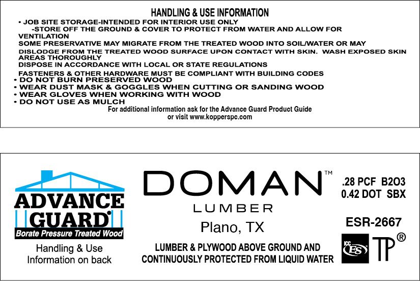 BORATE ADVANCE GUARD .28 - 2000 PER ROLL - 22,000 MINIMUM