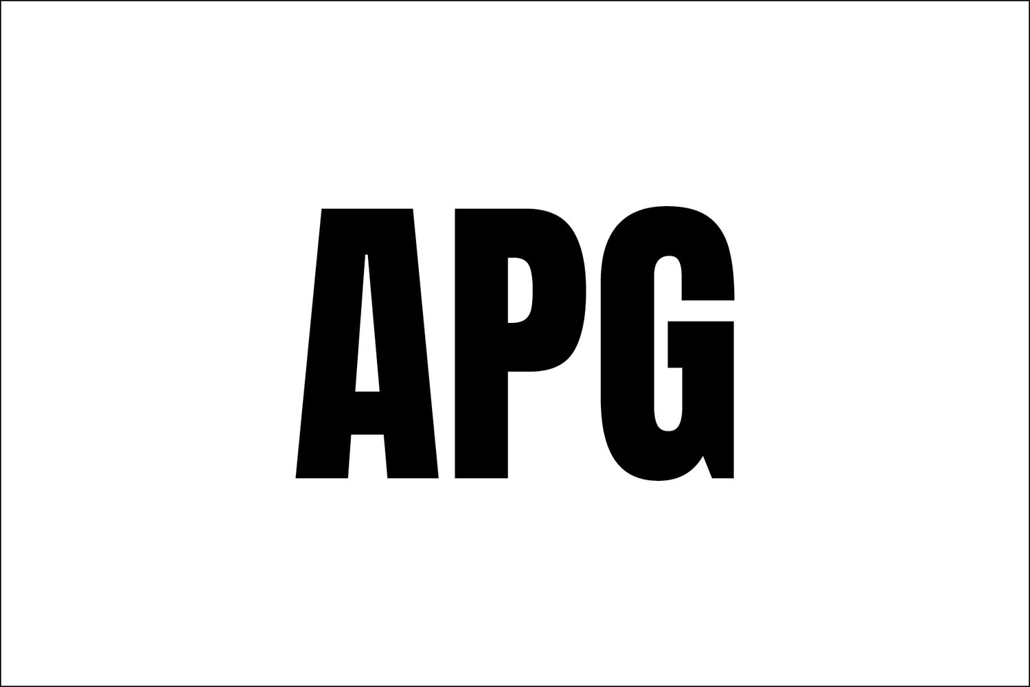 APG TAG 3" x 2" - 1,000 PER ROLL - ORDERED IN INCREMENTS 0F 1,000