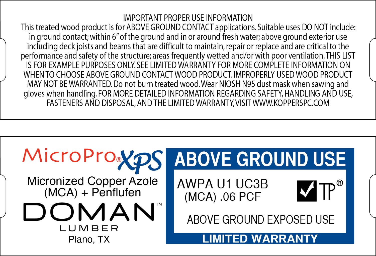 0.06 MICROPRO XPS GENERIC SLOTTED - 2000 PER ROLL - 20,000 MINIMUM