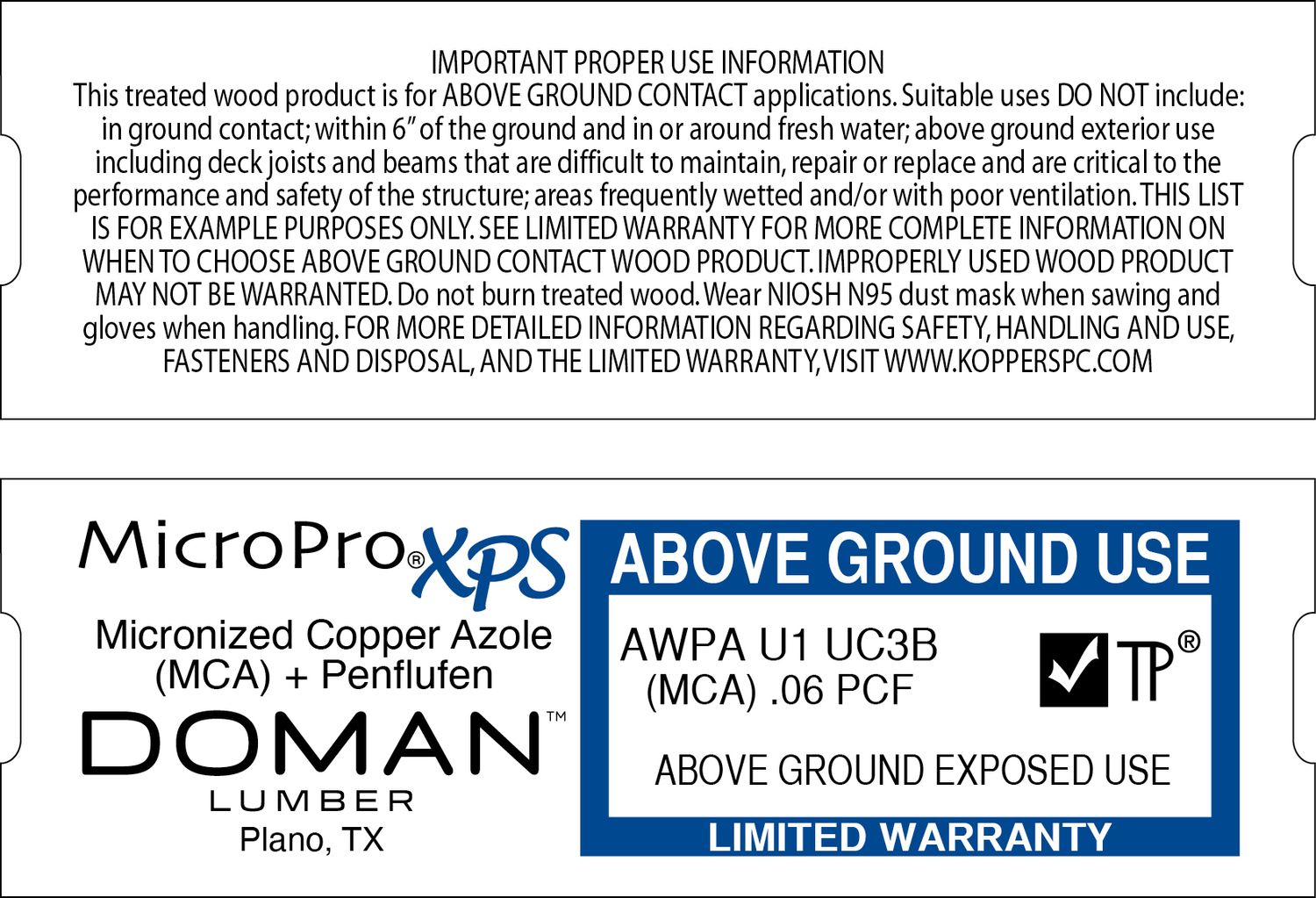 0.06 MICROPRO XPS GENERIC SLOTTED - 2000 PER ROLL - 40,000 MINIMUM