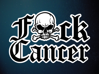 F*ck Cancer Decal/Sticker