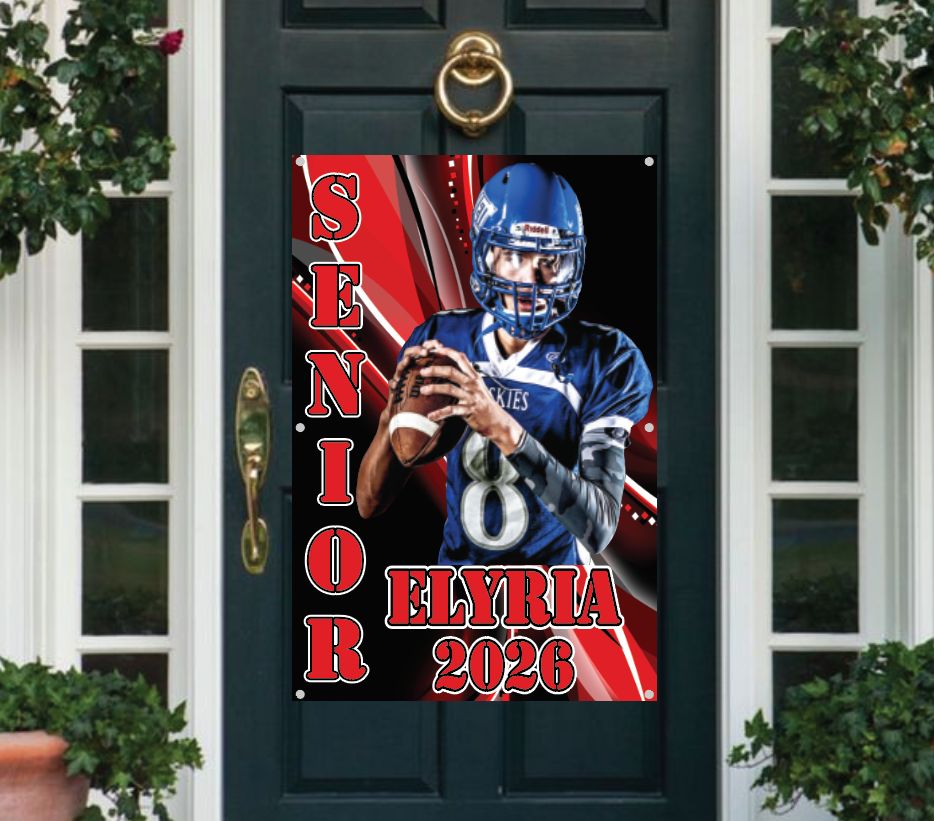 Senior 2026 Graduation Banner | Custom Class of 2026 Yard Banner | High School Senior Photo Banner | Personalized Graduation Decor