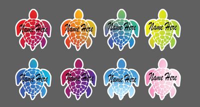 Named Turtle Magnets