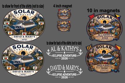 Shirt/Magnet order for David