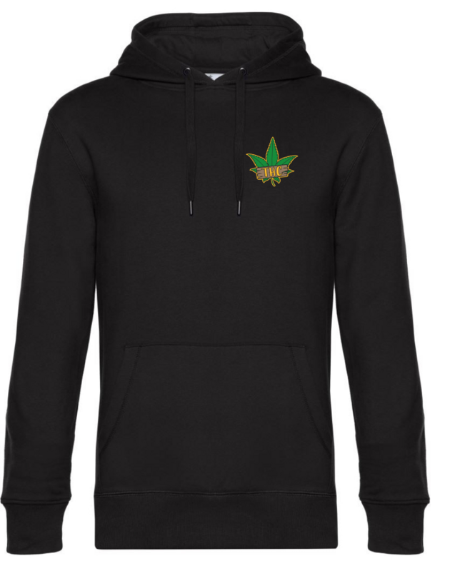 THC Hoodie Schwarz