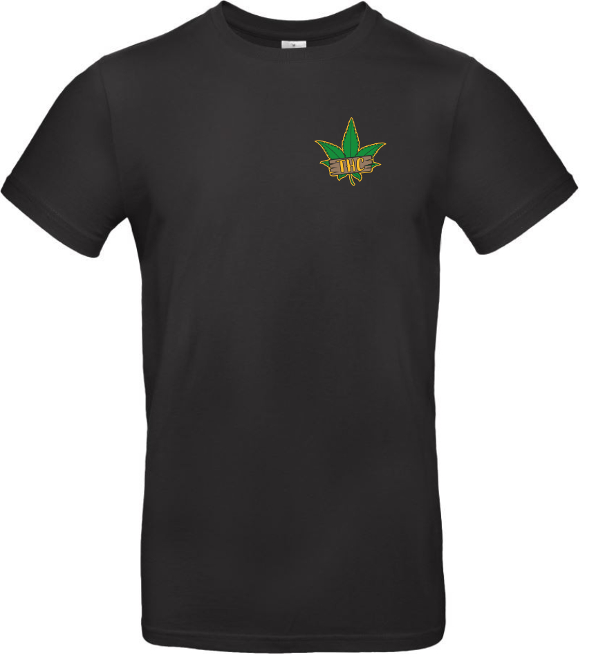 THC T-Shirt Schwarz + Individueller Name