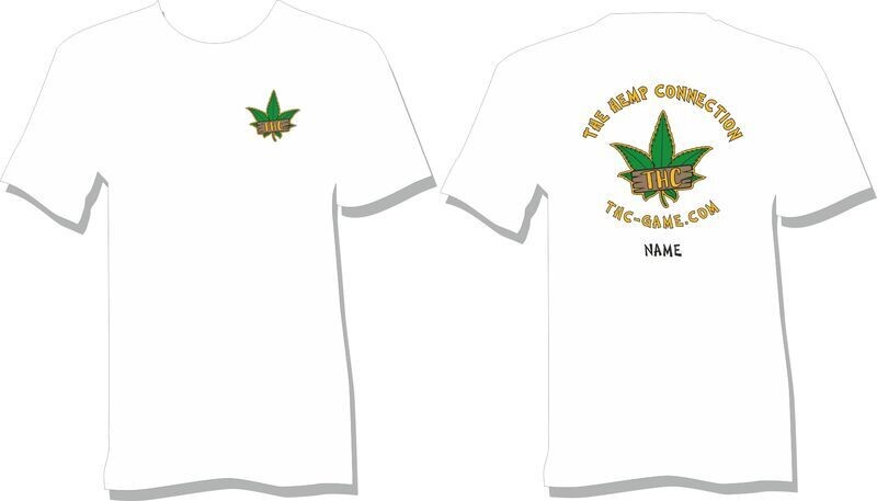 THC T-Shirt Weiß + Individueller Name