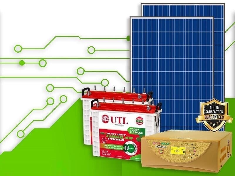 UTL 5kW Hybrid Solar System On-Grid + Off-Grid