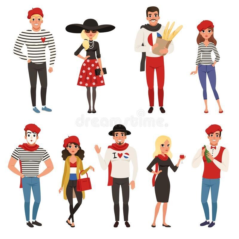 French traditional attire