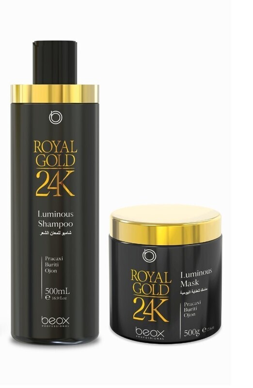 Shampoo e Maschera ROYAL GOLD 24K 500ml