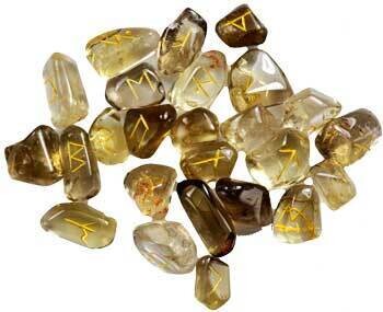 Citrine Rune Set