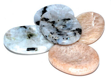 Moonstone Worry Stone