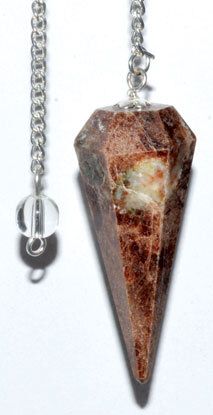 Garnet Pendulum 6-Sided