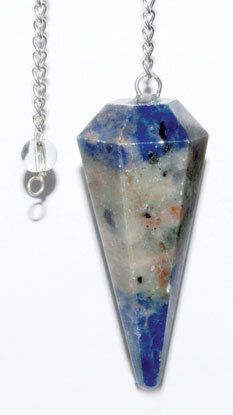 Sodalite Pendulum 6-Sided