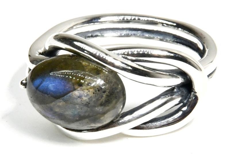 Labradorite Ring Size 10