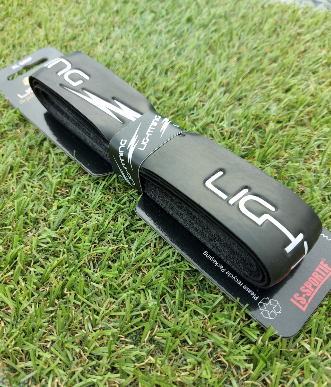 BLACK/White - XL LIGHTNING Grip