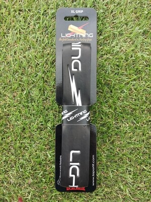 BLACK/White - XL LIGHTNING Grip