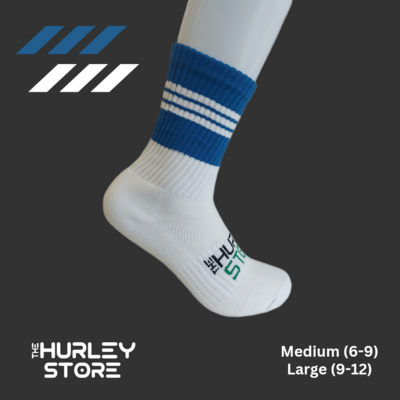 BLUE/White THS Midi GAA Socks