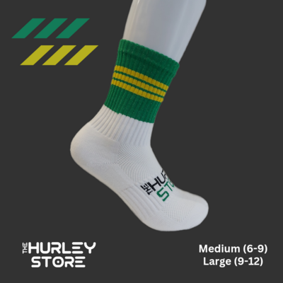 GREEN/Yellow THS Midi GAA Socks