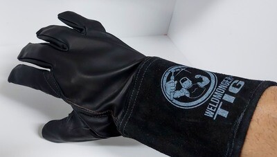 Weldmonger gloves black 3&#39; Cuff Large