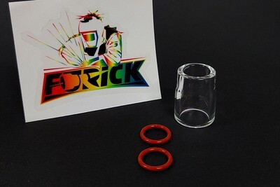 8PRO single Borosilicate glass cup