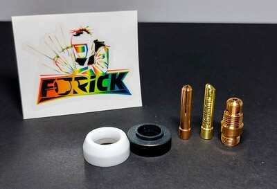 Stubby collet body 2.4mm conversion kit for CK 17 18 26 torches