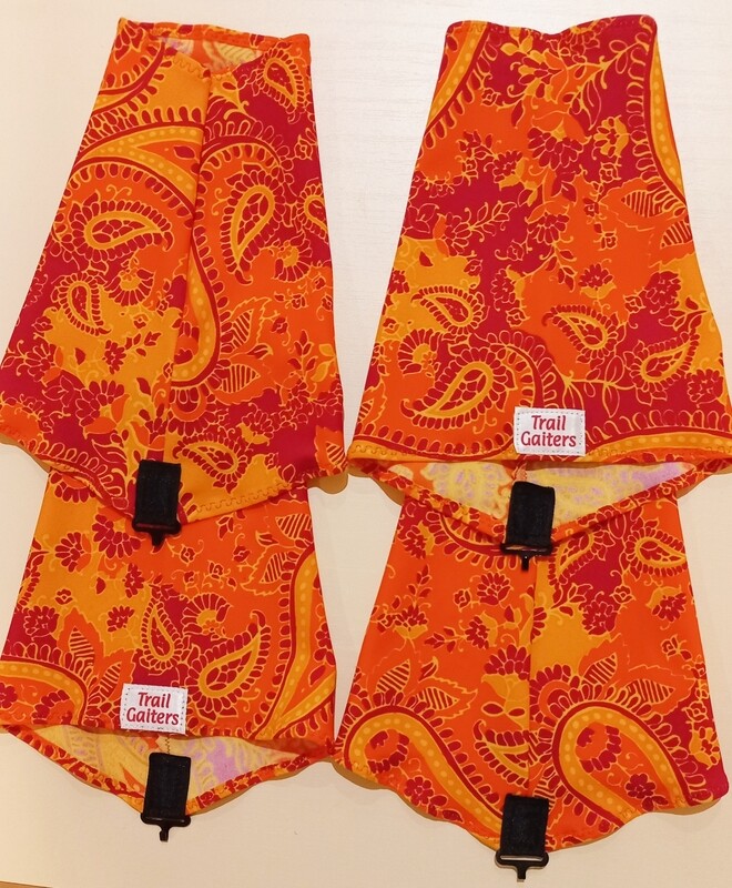 Orange Paisley