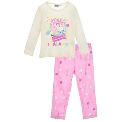 Roze - pyjama ecru/roze - Peppa Pig