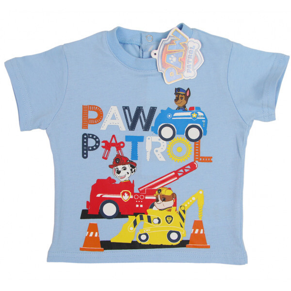 T-shirt Paw Patrol - licht blauw