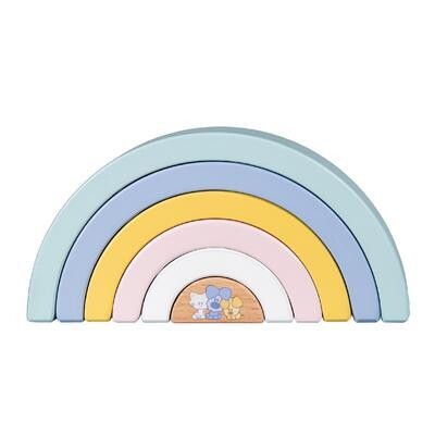 Woezel & Pip baby regenboog
