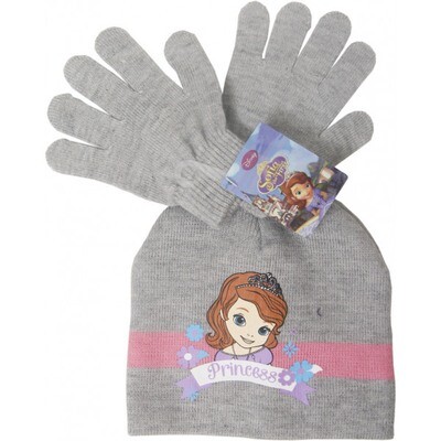 Prinses Sofia - Muts en handschoenen - set