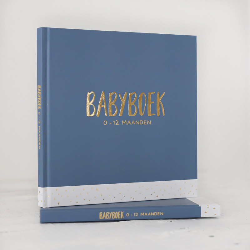 Babyboek - blauw
