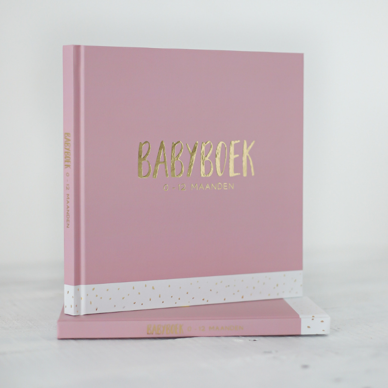 Babyboek - roze