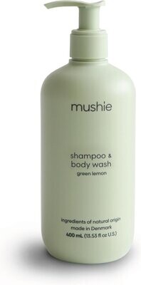 Mushie Baby Shampoo & Body Wash Green Lemon 400ml