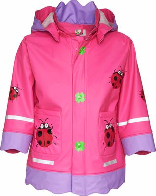 Regenjas Lady Bug - roze