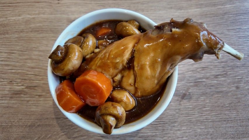 Bereide konijnenbillen