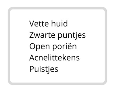 Vette tot gemengde huid