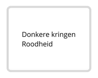 Donkere kringen Roodheid