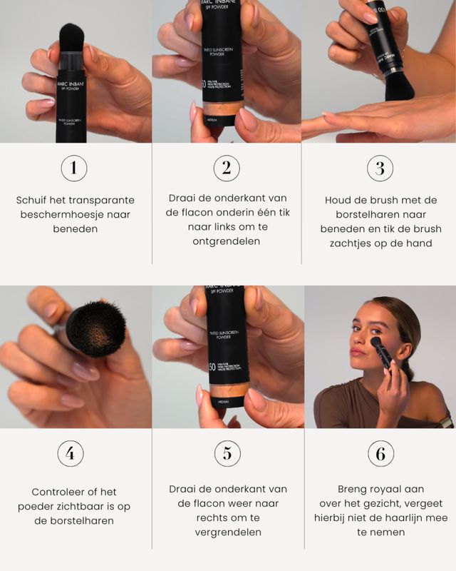 Minerale zonnebescherming poeder SPF 50