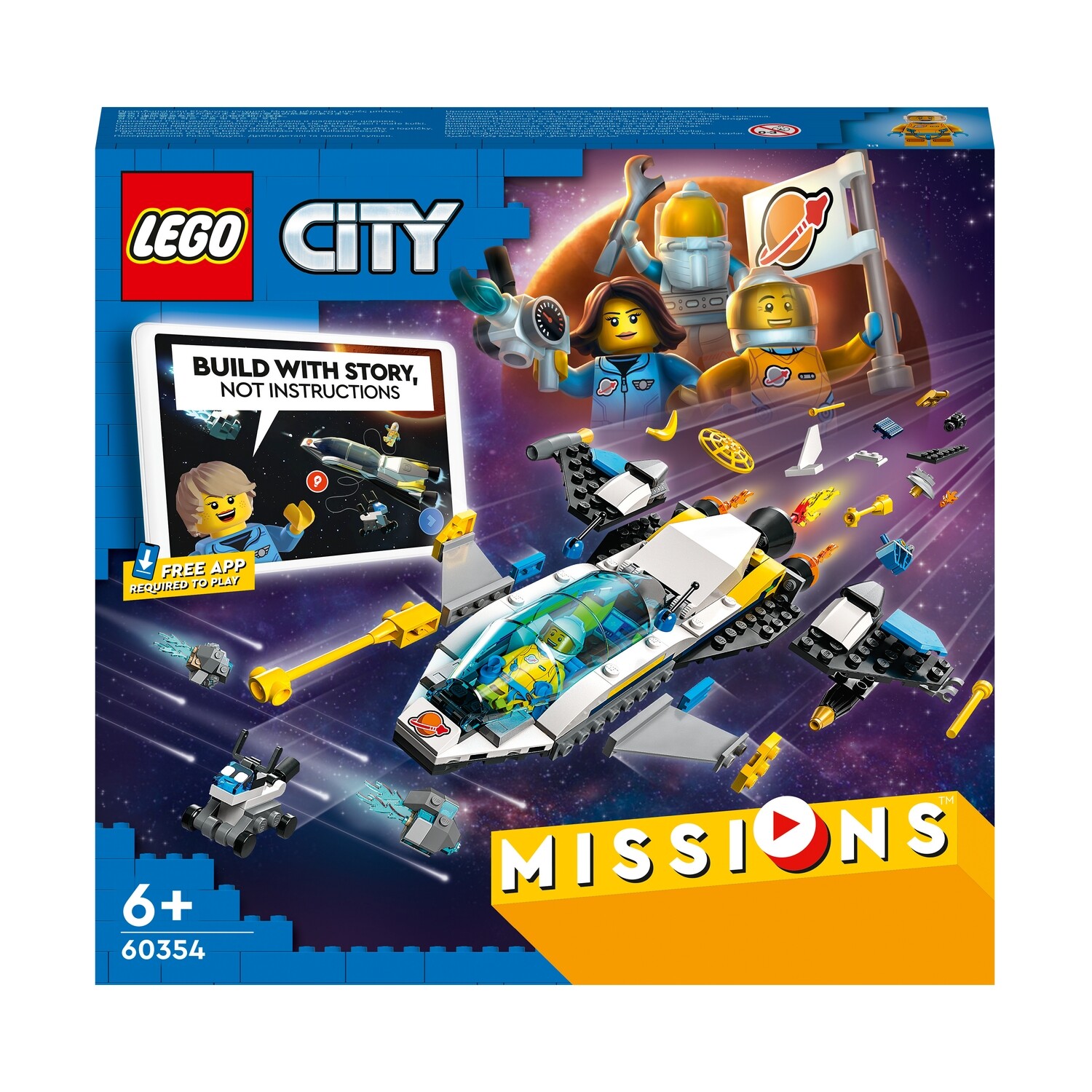 City Space Port 60354 Mars Spacecraft Exploration Missions