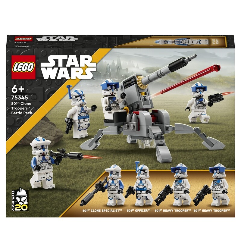 Star Wars 501st Clone Trooper Battle Pack 75345