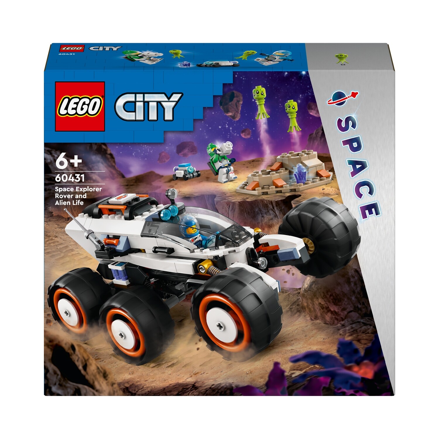 LEGO 60431 City Space Explorer Rover and Alien Life